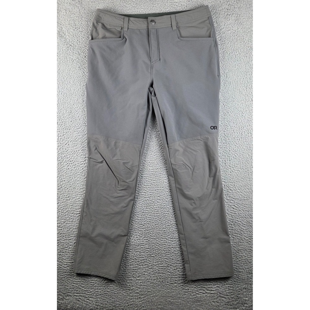Outdoor Research Pants‎ Mens 36x32 Gray Methow Fleece Lined Hiking